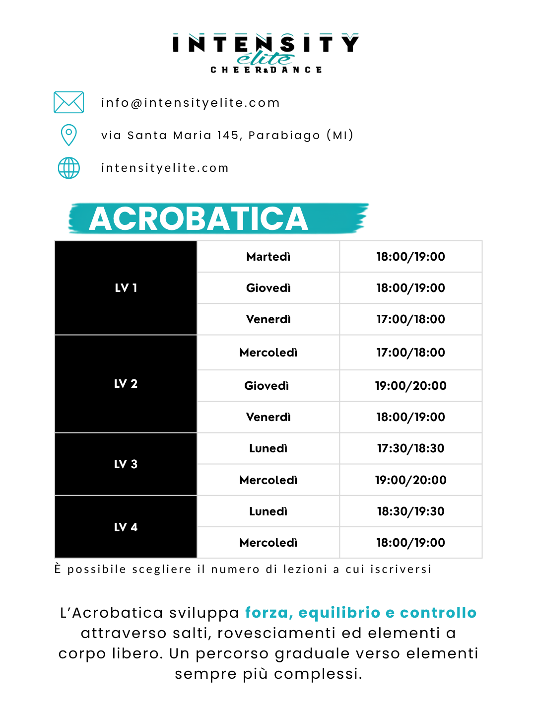 Orari Acrobatica